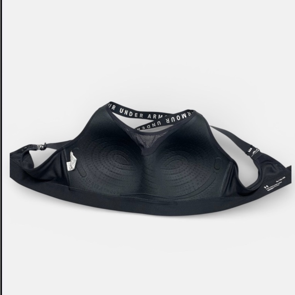 Under Armour Black Sports Bra with Logo Straps - Picture 8 of 8